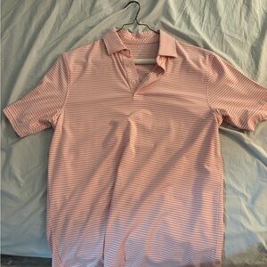 Southern Tide Light Pink Striped Polo